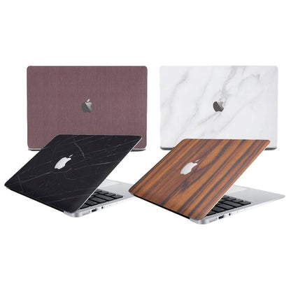 Protection arrière colorée en vinyle pour ordinateur portable Devia 15 pouces, bois turquoise