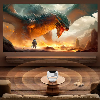 Proyector Compacto 3500 Lúmenes COOL Onix Altavoz Integrado + HDMI / USB + Wifi Mirror (Blanco)