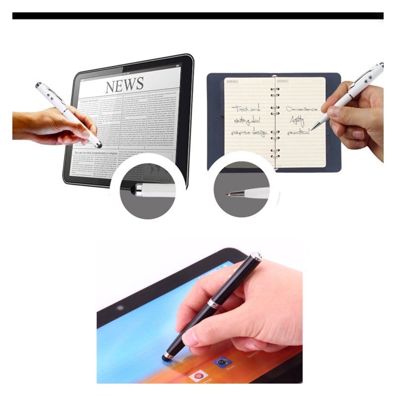 Puntero Stylus COOL Universal Laser Negro