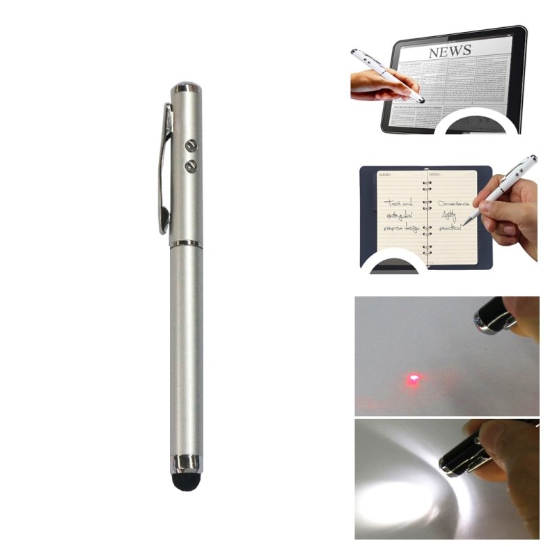 Stylet laser universel argenté COOL