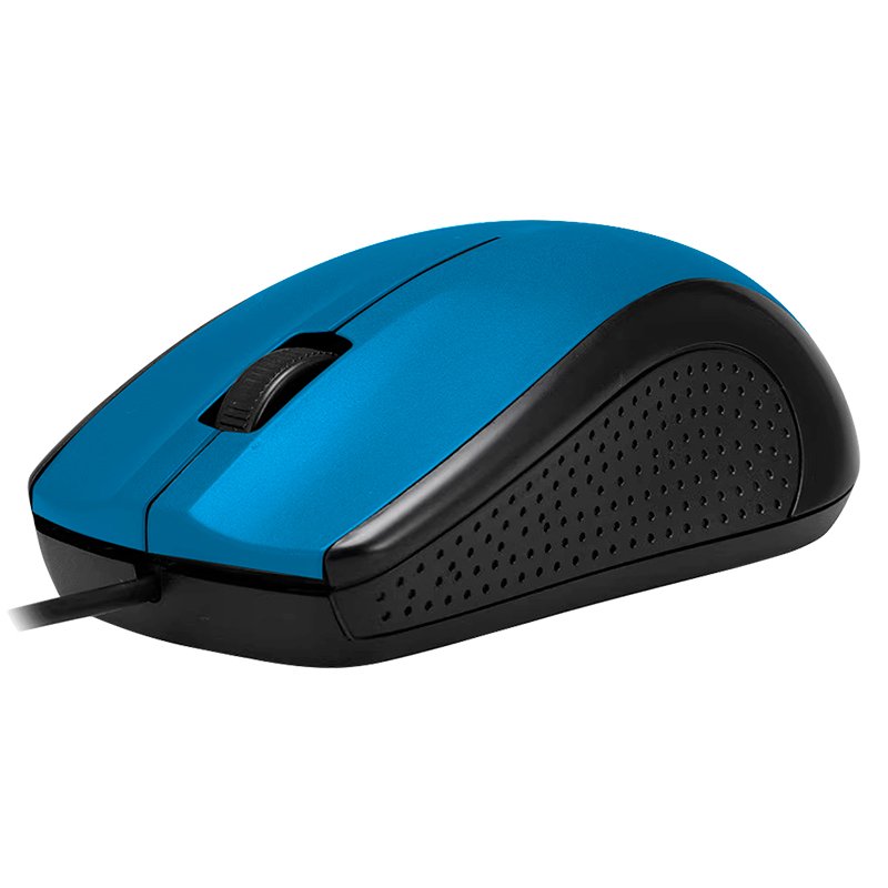 Souris filaire USB bleue COOL