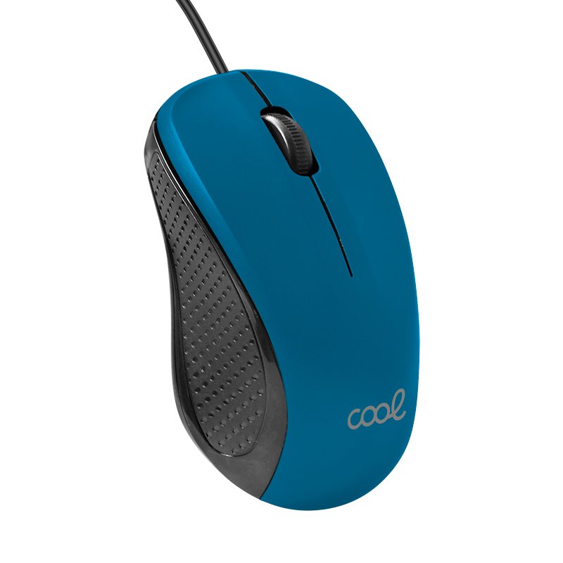 Souris filaire USB bleue COOL