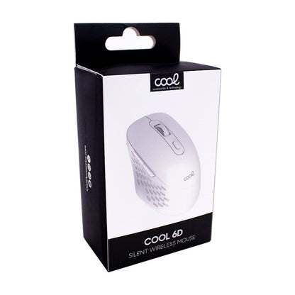 Souris sans fil silencieuse COOL 6D blanche