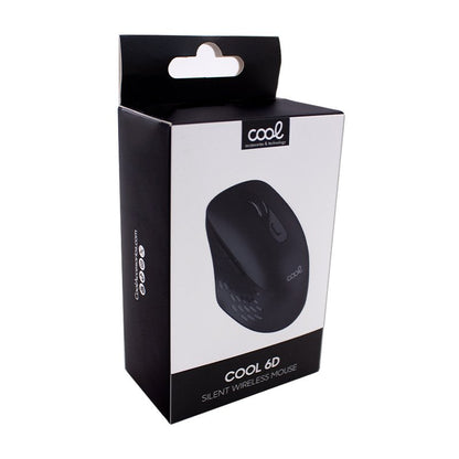 Souris sans fil silencieuse COOL 6D noire
