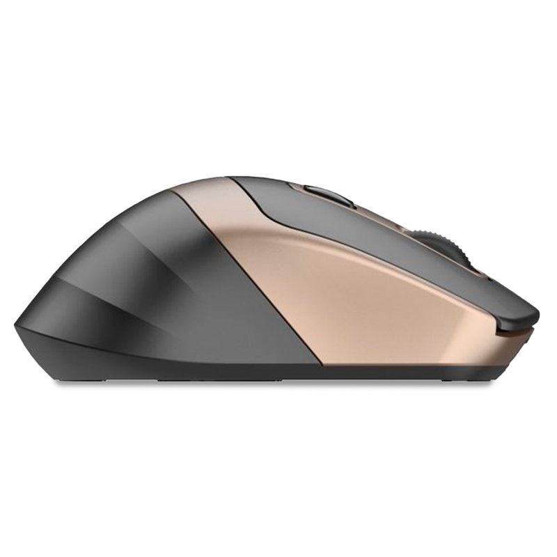 Souris sans fil ergonomique et silencieuse Cool, noire et dorée