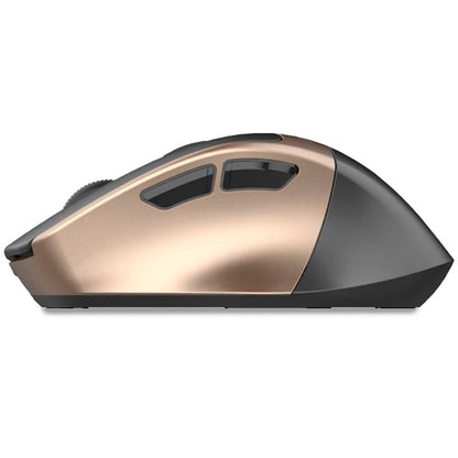Souris sans fil ergonomique et silencieuse Cool, noire et dorée
