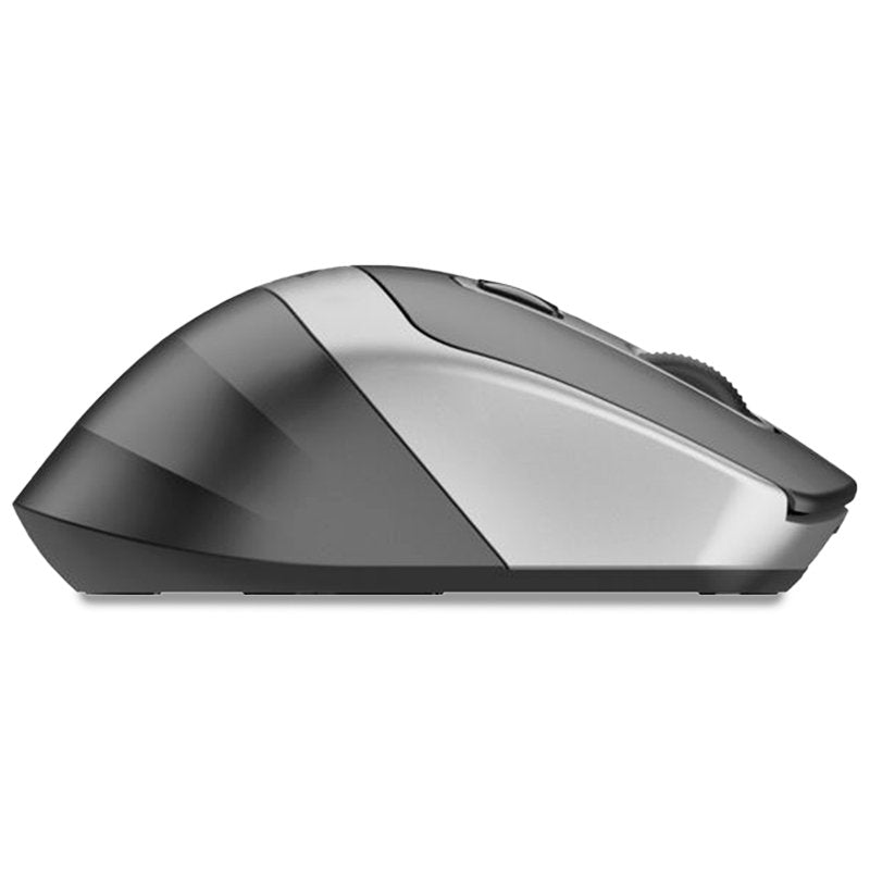 Souris sans fil ergonomique et silencieuse Cool, noir et argent