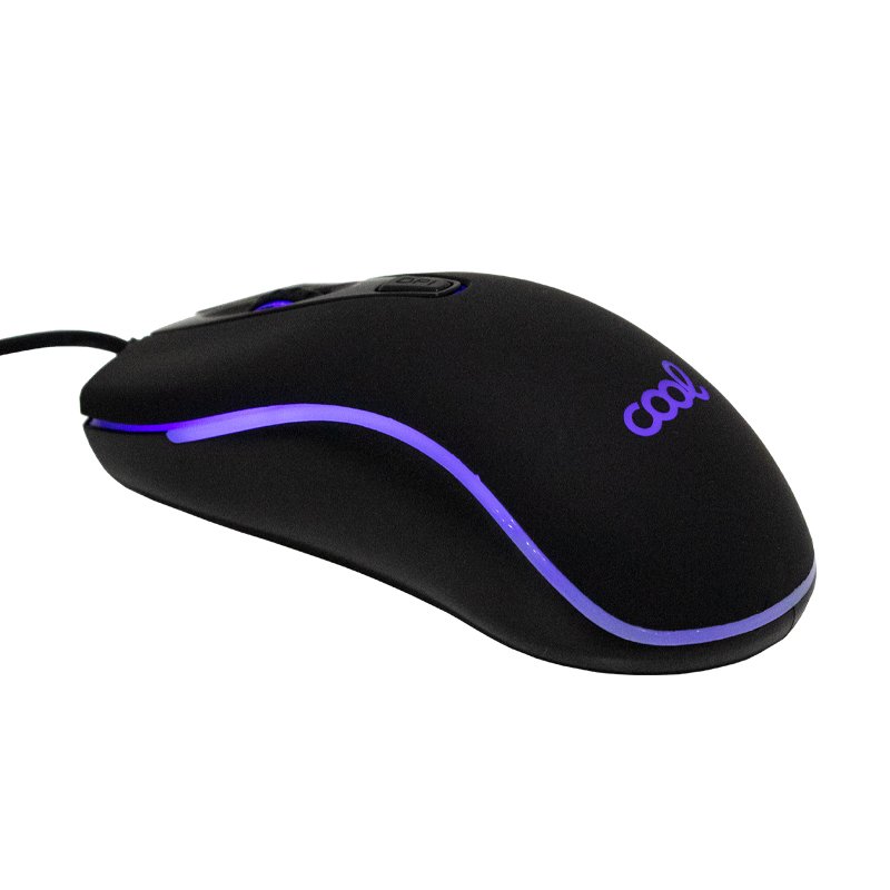 Souris de jeu USB (éclairage) COOL Kansas Noir