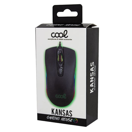 Souris de jeu USB (éclairage) COOL Kansas Noir
