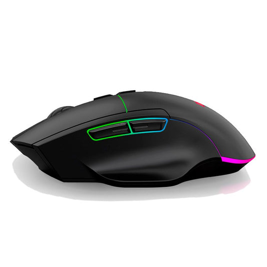 Souris sans fil + Bluetooth 2 en 1 (rechargeable) Gaming LED RGB COOL Lagoon