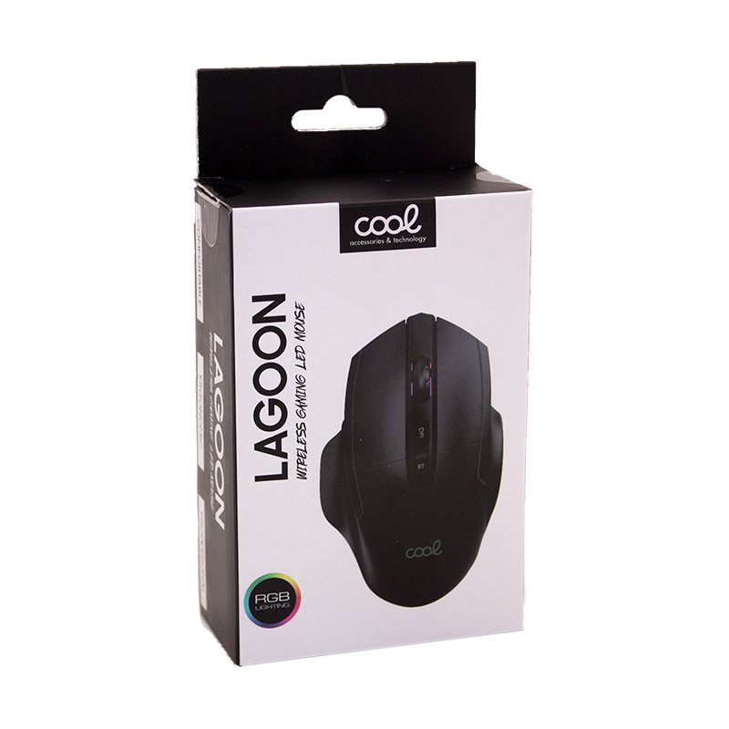 Souris sans fil + Bluetooth 2 en 1 (rechargeable) Gaming LED RGB COOL Lagoon