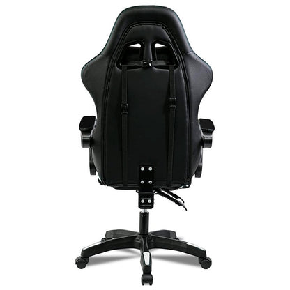 Chaise de jeu Premium COOL Rest Noir-Blanc (repose-pieds)