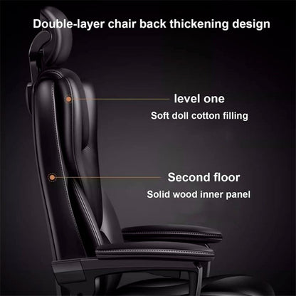 Sillón Oficina Premium COOL Board Negro (Reposapiés)