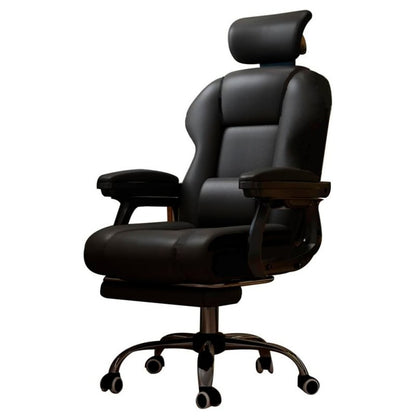 Sillón Oficina Premium COOL Board Negro (Reposapiés)