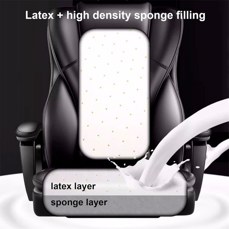 Sillón Oficina Premium COOL Board Negro (Reposapiés)