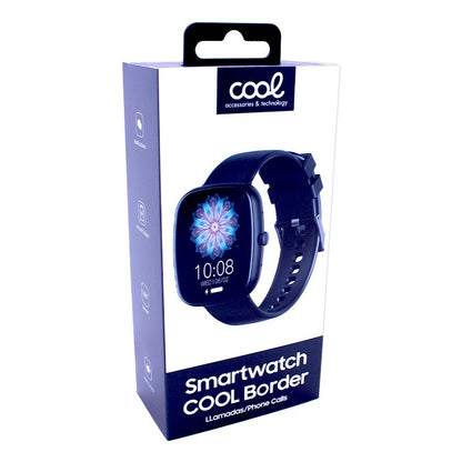 Montre connectée COOL Border Silicone Noir (Appels, Santé, Sport)