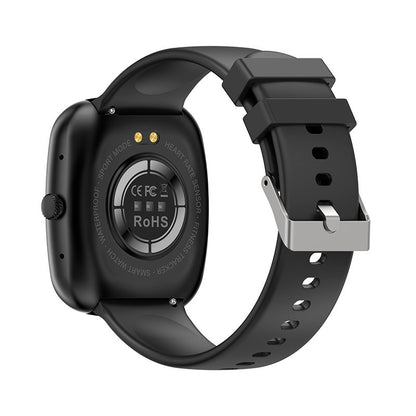 Smartwatch COOL Border Silicona Negro (Llamadas, Salud, Deporte)