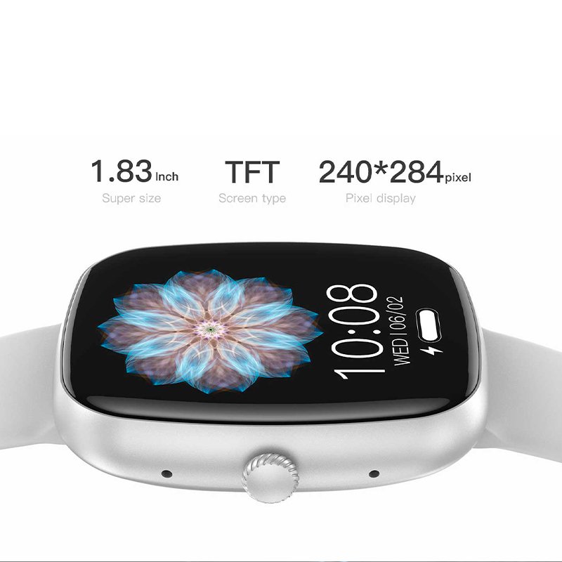 Montre connectée COOL Border Silicone Rose (Appels, Santé, Sport)