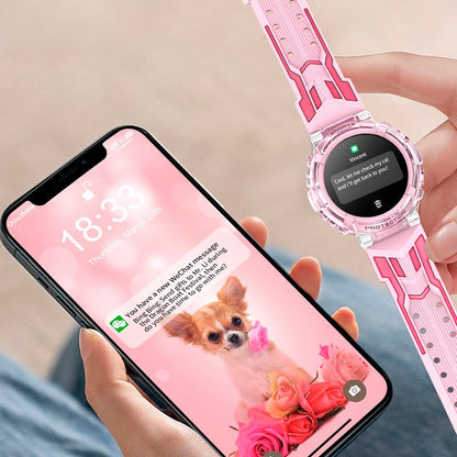 Montre connectée COOL Clever Silicone Rose (Appels, Santé, Sport)