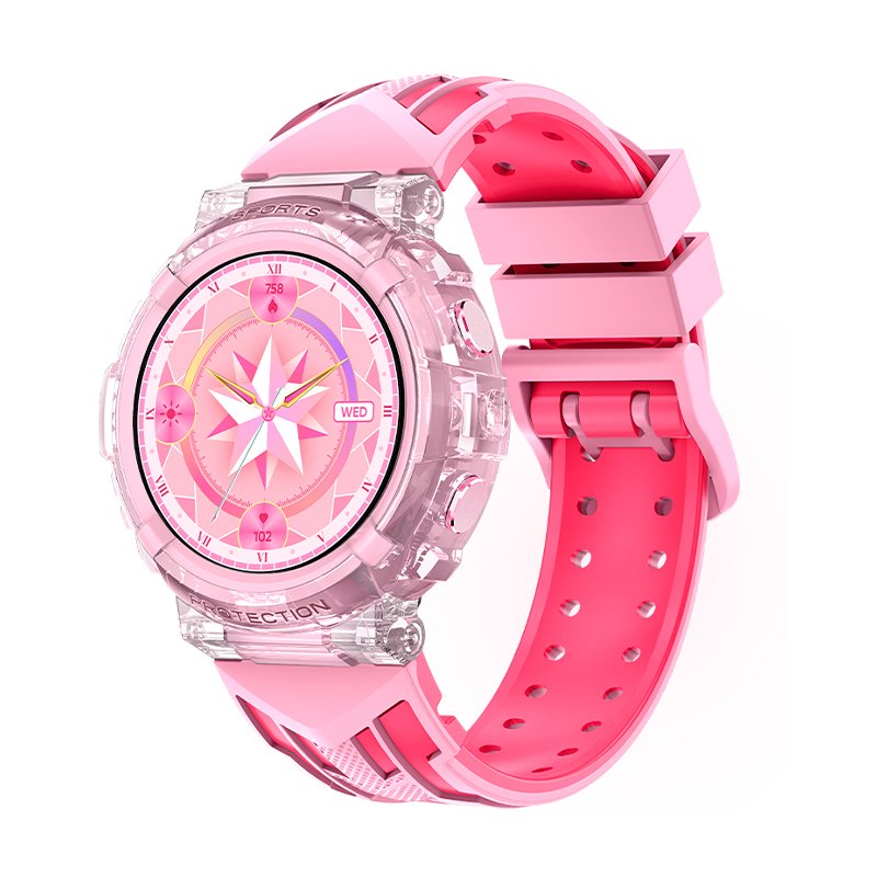 Smartwatch COOL Clever Silicona Rosa (Llamadas, Salud, Deporte)