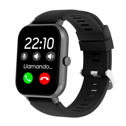 Montre connectée COOL Forest Silicone Noir (Appels, Santé, Sport)