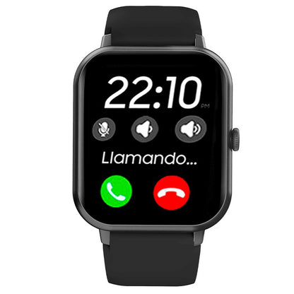 Montre connectée COOL Forest Silicone Noir (Appels, Santé, Sport)