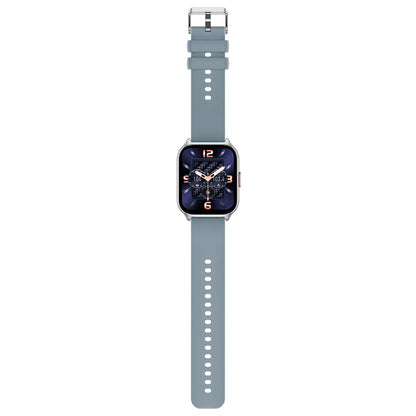 Montre connectée COOL Nova en silicone gris (appels, santé, sport)