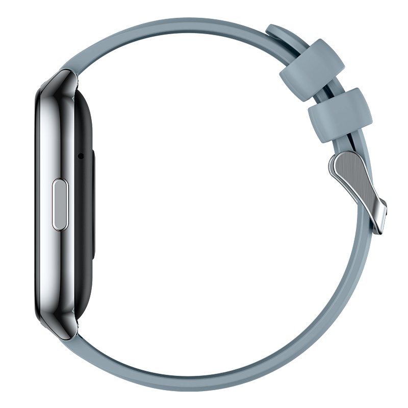 Montre connectée COOL Nova en silicone gris (appels, santé, sport)