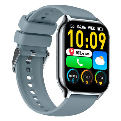 Montre connectée COOL Nova en silicone gris (appels, santé, sport)