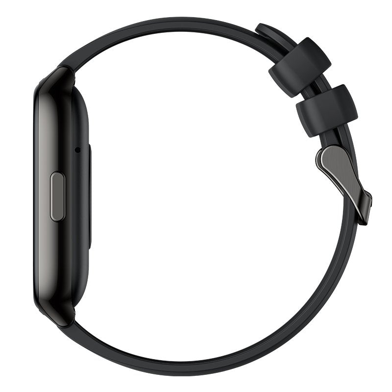 Montre connectée COOL Nova en silicone noir (appels, santé, sport)