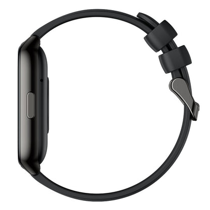 Montre connectée COOL Nova en silicone noir (appels, santé, sport)