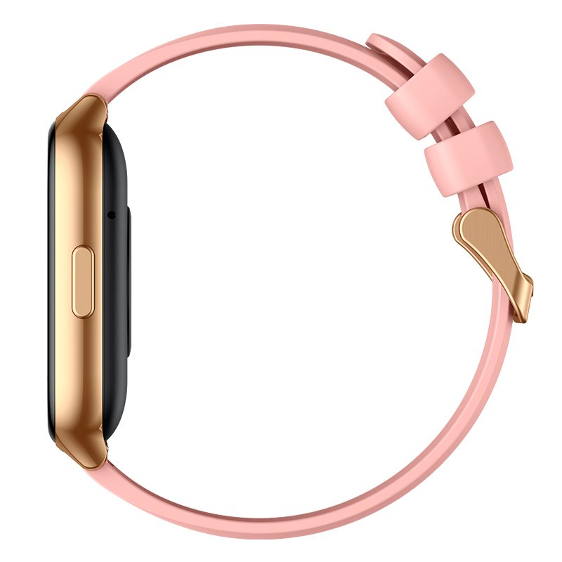 Montre connectée COOL Nova en silicone rose (appels, santé, sport)
