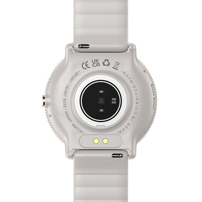 Montre connectée Cool AMOLED en silicone rose pour toujours (appels, santé, sport)