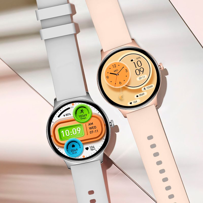 Montre connectée COOL Ultrafine + 2 bracelets (Amoled, Appels, Ultrafine) Noir