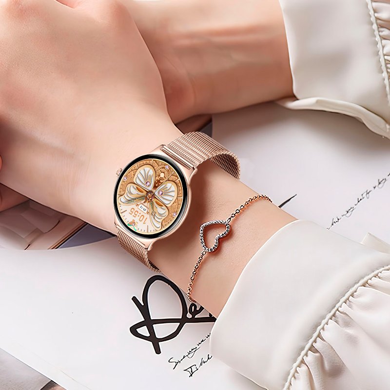 Smartwatch COOL Ultrathin + 2 Correas (Amoled, Llamadas, Ultrafino) Negro