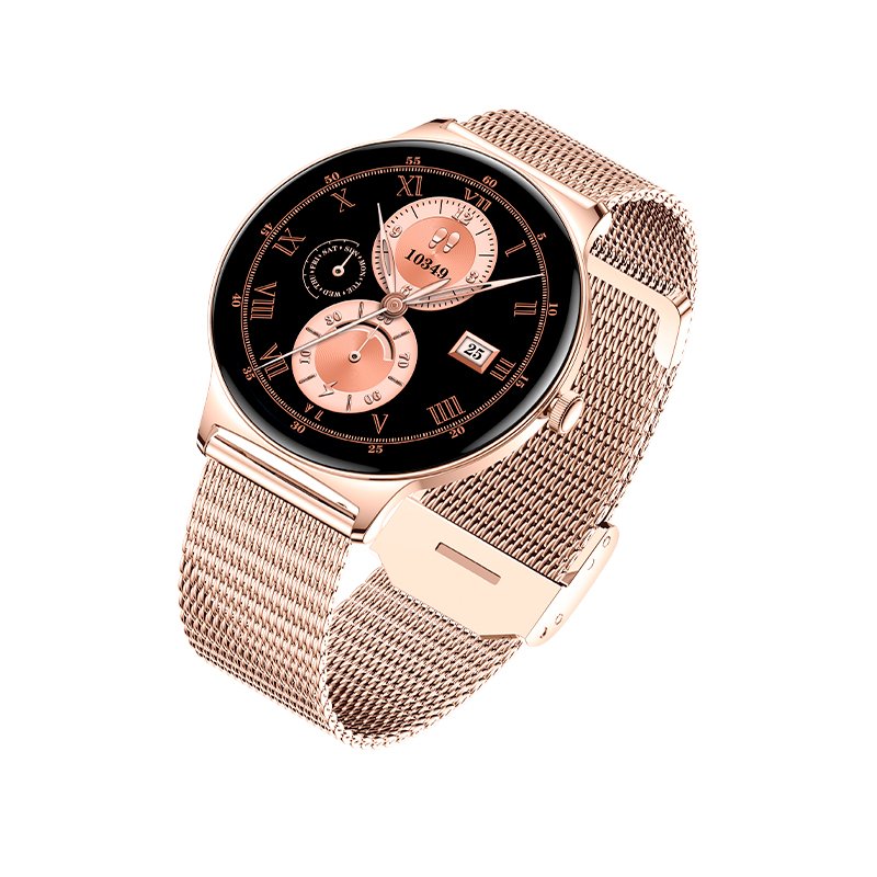Montre connectée Cool Ultrafine + 2 bracelets (Amoled, appels, Ultrafine) Rose