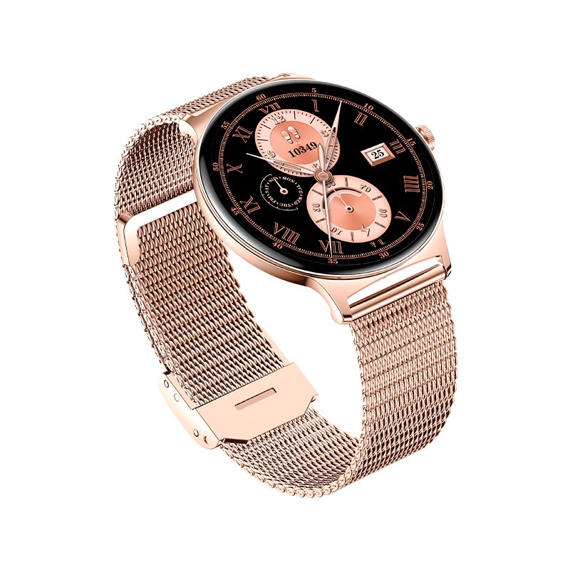 Montre connectée Cool Ultrafine + 2 bracelets (Amoled, appels, Ultrafine) Rose