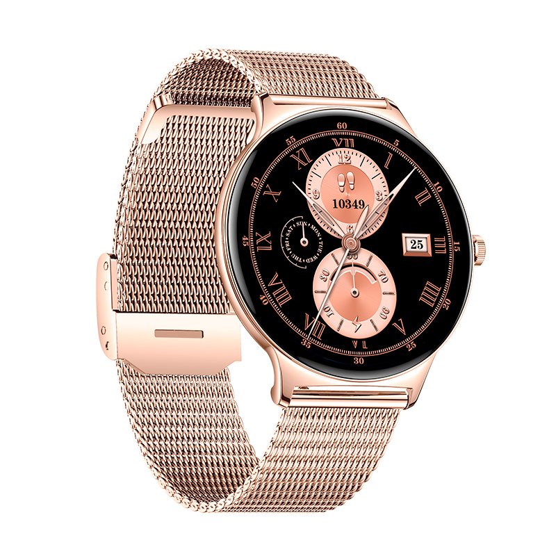 Montre connectée Cool Ultrafine + 2 bracelets (Amoled, appels, Ultrafine) Rose