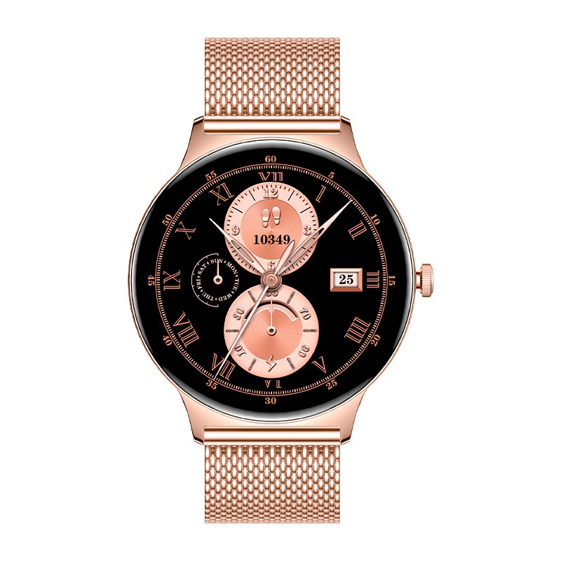 Montre connectée Cool Ultrafine + 2 bracelets (Amoled, appels, Ultrafine) Rose