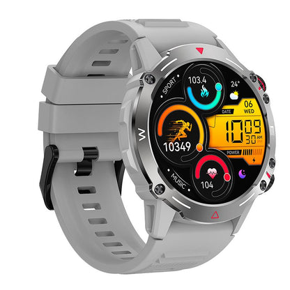 Montre connectée Écran Amoled COOL Adventure Silicone Gris (Appels, Santé...)