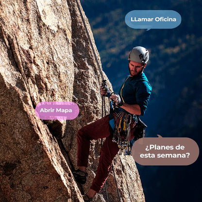 Smartwatch Pantalla Amoled COOL Adventure Silicona Negro (Llamadas, Salud...)