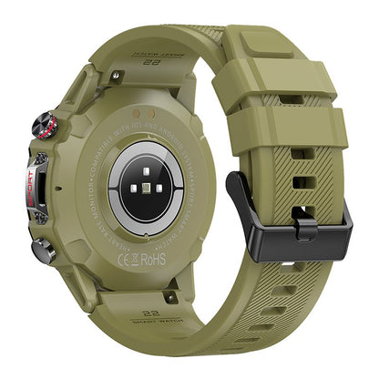 Montre connectée Écran Amoled COOL Adventure Vert Silicone (Appels, Santé...)