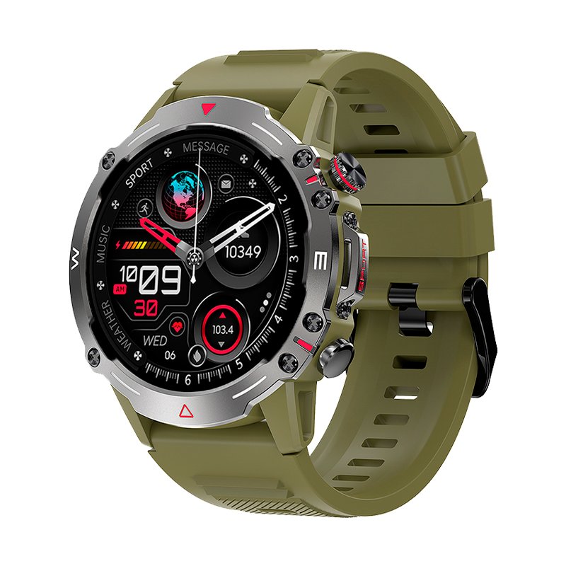 Smartwatch Pantalla Amoled COOL Adventure Silicona Verde (Llamadas, Salud...)