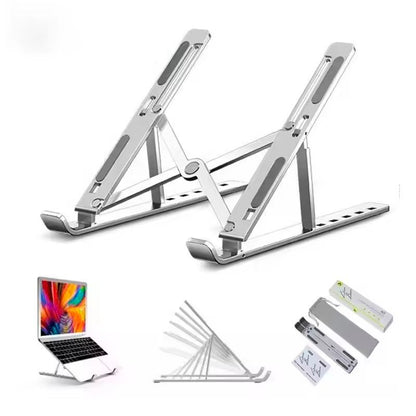 Support de bureau universel pliable en aluminium pour ordinateur portable
