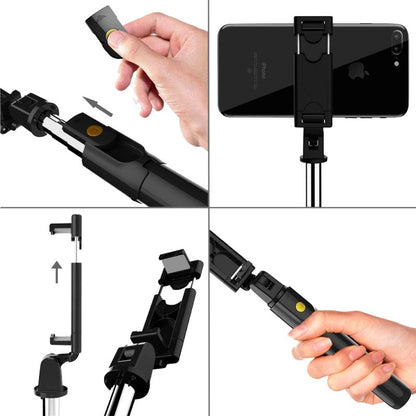 Trépied extensible universel COOL + télécommande selfie Bluetooth 