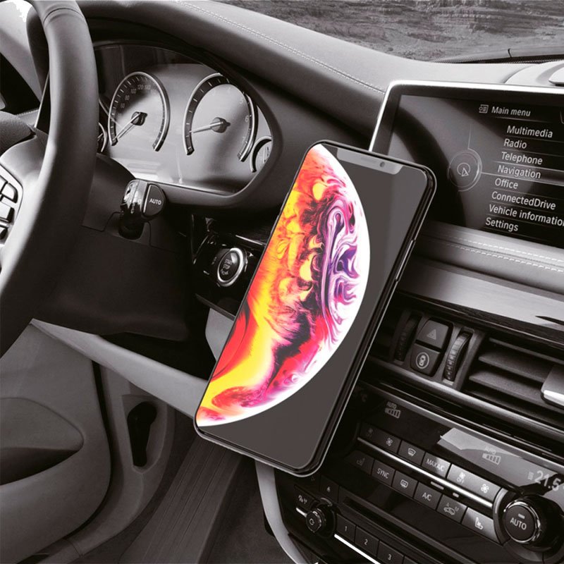 Support magnétique circulaire universel pour voiture, idéal pour téléphone portable