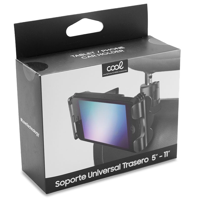 Support arrière universel pour téléphone portable/tablette (5 à 11 pouces)