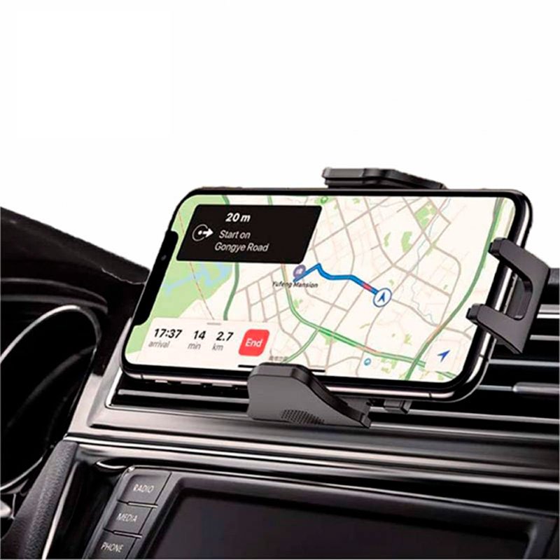 Support de voiture universel Carbon COOL Noir
