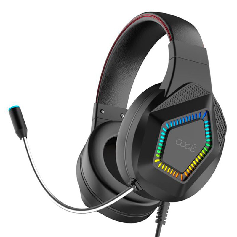 Pack clavier de jeu USB Cool Town en espagnol + casque + souris + tapis de souris