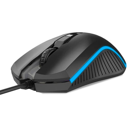 Pack clavier de jeu USB Cool Town en espagnol + casque + souris + tapis de souris